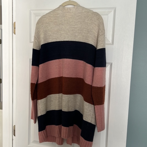 Caslon Open front Color block Cardigan - Picture 5 of 5